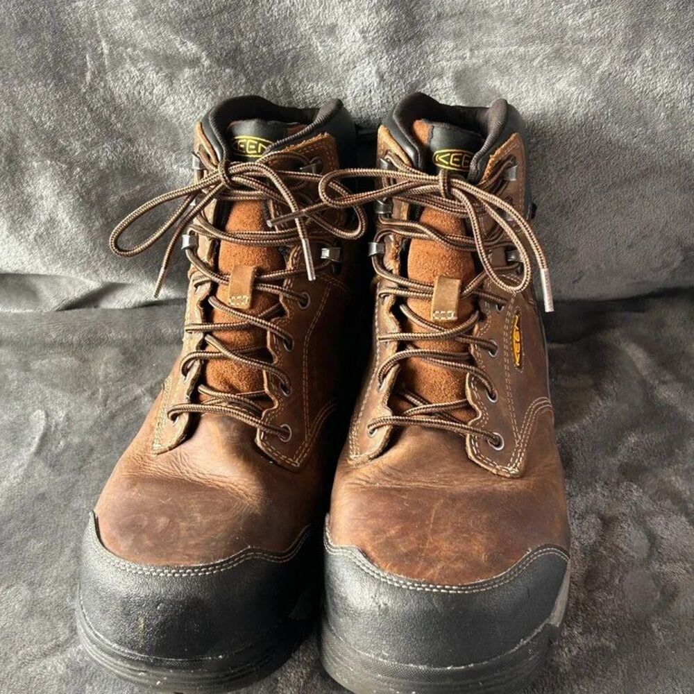 Keen Evanston WP Work Boots Carbon Toe Bison Men  Size-12D #12